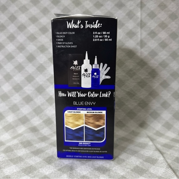Splat Rebellious Colors Blue Envy Hair Color Kit NIB - Picture 2 of 6